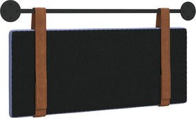 vidaXL Κρεμαστό Κεφαλάρι Μπλε τζην Αντίκα PU