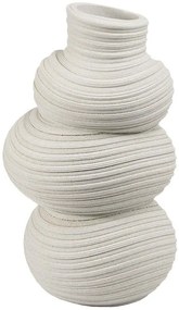 Βάζο Votsalo 029946 22x22x37cm White Πολυρεσίνη