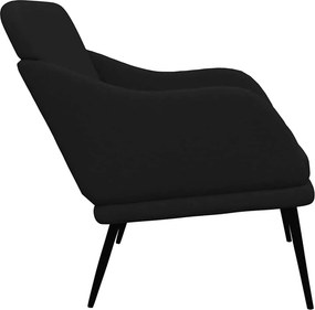 vidaXL Πάγκος Μαύρος 110x76x80 εκ. Υφασμάτινος