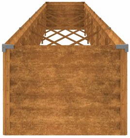 vidaXL Υπερυψωμένο Ζαρντινιέρα Κήπου 580x50x36 εκ. από Ατσάλι Corten