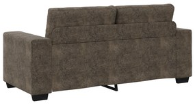 vidaXL Καναπέας Loveseat Σκούρο Γκρι 140 εκ σε Τεχνητό Δέρμα