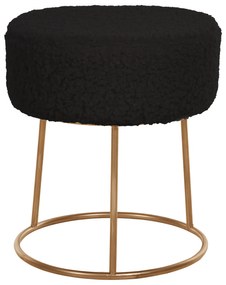 ΣΚΑΜΠΟ KARLO HM8411.24 ΑΠΟ ΜΑΥΡΟ ΜΠΟΥΚΛΕ ΜΕ ΧΡΥΣΗ ΒΑΣΗ Φ35x41Υ εκ. (1 Τεμμάχια)