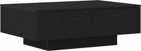 vidaXL Τραπεζάκι σαλονιού Μαύρη Οξυά 90 x 60 x 31 cm