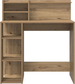 vidaXL Γραφείο Artisan Oak Επεξεργασμένο ξύλο 90 x 48 x 101,5 εκ.