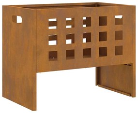 vidaXL Φωτιά Καφέ 50 x 30 x 40 εκ. Ατσάλι σκληρυθέν στον αέρα