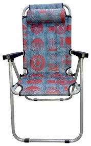 Πτυσσόμενη καρέκλα camping - 1680NZ - 241804 - Blue/Red-241804_r