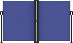 vidaXL Σκίαστρο Πλαϊνό Συρόμενο Μπλε 140 x 1200 εκ.