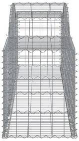 vidaXL Συρματοκιβώτια Τοξωτά 15 τεμ. 300x50x60/80 εκ. Γαλβαν. Ατσάλι