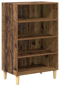 vidaXL Πλαϊνό γραφείο Παλαιό ξύλο 57 x 35 x 89.5 εκ.