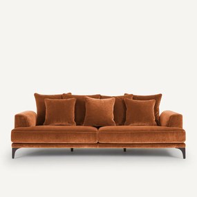 Καναπές με βελουτέ ταπετσαρία, Armento