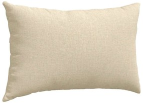 vidaXL Μαξιλάρι Καναπέ 2 pcs Κρεμ 50 x 30 cm ύφασμα