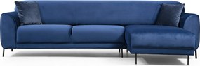 Corner Sofa-Bed Image Corner Right ( L3-Chl ) - Navy Blue Navy Blue