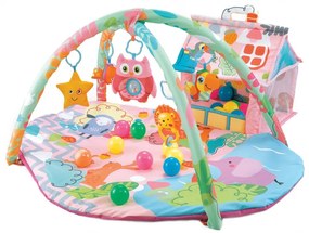 ΓΥΜΝΑΣΤΗΡΙΟ ΔΡΑΣΤΗΡΙΟΤΗΤΩΝ CANGAROO - PLAY MAT HAPPY FARM PINK 3800146265328