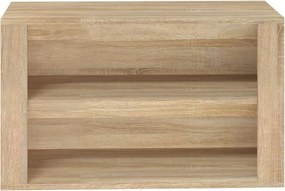 vidaXL Παπουτσοθήκη Sonoma Δρυς 75x35x45 εκ. Επεξεργασμένο Ξύλο