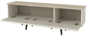Έπιπλο τηλεόρασης Sevilla Megapap χρώμα sandstone - travertine 150x35x45,6εκ. - GP042-0301,1