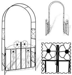 Μεταλλική Αψίδα Πόρτα Κήπου