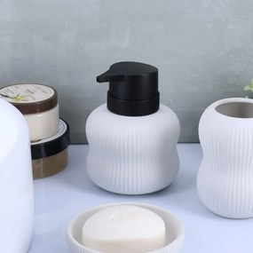 Dispenser Μπάνιου 300ml (Φ10x13) T-D Round White 62167100