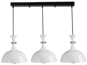 Φωτιστικό Οροφής - Ράγα 534LUN3886 65x20x70cm 3xE27 40W White Opviq
