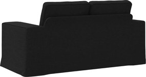 vidaXL Καναπές 120cm Μαύρο Μέταλλο