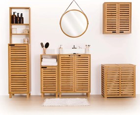 Ντουλάπι Νιπτήρα Μπάνιου (60x28x80) F-V Sicela Bamboo 160817