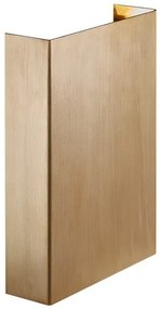 Απλίκα Φωτιστικό Τοίχου LED 6,4W IP54 3000K Fold Nordlux-2019051035-Ορείχαλκος 2019051035