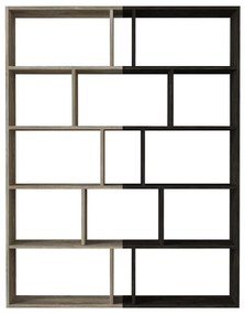 Βιβλιοθήκη Idra Ανοιχτό Καφέ/Σκούρο Καφέ 124x26x159cm - 14410081 - 14410081