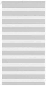 vidaXL Ζέβρα τυφλή Ανοιχτό Γκρι Πλάτος υφάσματος 85,9 εκ. Πολυεστέρας