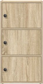 vidaXL Βιβλιοθήκη Sonoma Δρυς 40x24x77 εκ. από Επεξεργασμένο Ξύλο