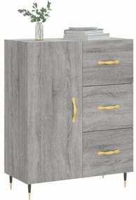 vidaXL Ντουλάπι Γκρι Sonoma 69,5 x 34 x 90 εκ. από Επεξεργασμένο Ξύλο
