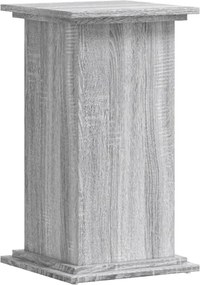 vidaXL Βάσεις Φυτών Γκρι Sonoma 33x33x60 εκ. Επεξεργασμένο Ξύλο