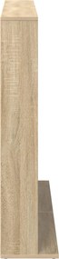 vidaXL Ντουλάπα CD Sonoma Δρυς 60 x 17 x 92 εκ. Επεξεργασμένο Ξύλο
