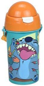 Παγούρι 500ml Με Καλαμάκι Gim FD Lilo &amp; Stitch