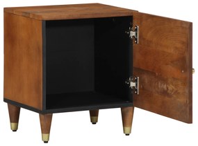 vidaXL Κομοδίνα 2 τμχ 40x33x46 εκ Μάγκο Στερεού Ξύλου