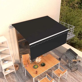 VidaXL Ηλεκτρική Αυλή 3,5 x 2,5 m Ανθρακί 100% Πολυεστέρας