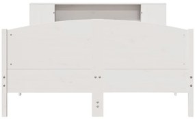 vidaXL Κρεβάτι Βιβλιοθήκη Χωρίς Στρώμα 120x200 εκ Μασίφ Ξύλο Πεύκο