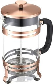 VEVOR French Press Coffee Maker 1L Borosilicate Glass Coffee Tea Press Copper