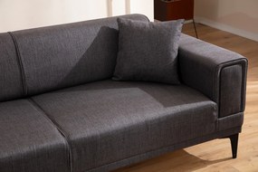 3-Seat Sofa-Bed Horizon - Dark Grey Dark Grey