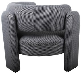 Πολυθρόνα ArteLibre ADRASTEA Γκρι Ύφασμα 94x88x73cm