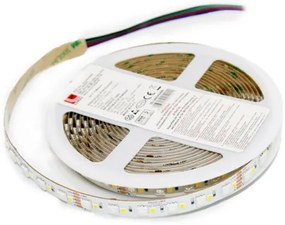 Adeleq Ταινία LED Λευκή Αυτοκόλλητη 5m 24VDC 5050 24W Και 144LED IP20 RGB Συν Λευκό 4000Κ 30-340242499