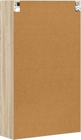 vidaXL Κρεμαστό ντουλάπι με ράφι ELST Δρύς Sonoma 59 x 20 x 100 εκ