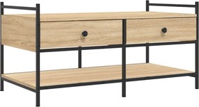 vidaXL Τραπεζάκι Σαλονιού Sonoma Δρυς 99x50x50 εκ. Επεξεργασμένο Ξύλο