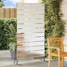 vidaXL Οθόνη Ιδιωτικότητας Γκρι 100 x 50 x 180 εκ. Ατσάλι