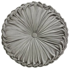 Βελουτέ Διακοσμητικό Μαξιλάρι (Φ40) Das Home Cushions 0251 Grey