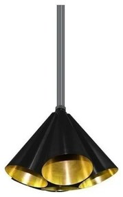 Κρεμστό Φωτιστικό Οροφής 7xE27 Φ43cm Μέταλλο Luma Lighting-106-05606-14-black-gold-Μαύρο-Χρυσό 106-05606-14-black-gold