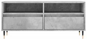 vidaXL Έπιπλο Τηλεόρασης Γκρι Σκυρ. 100 x 34,5 x 44,5 εκ. Επεξ. Ξύλο