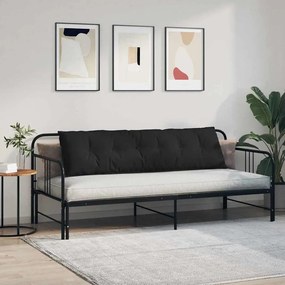 vidaXL Μαξιλάρι Πλάτης Μαύρο 180 x 50 εκ. Ύφασμα Μικροΐνας