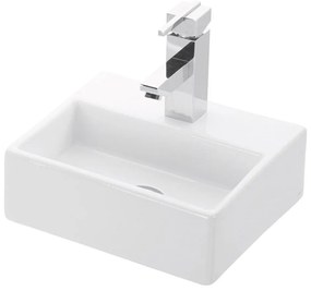 Νιπτήρας Αναρτώμενος Daphne 53706 33x28x11,5cm White Karag Πορσελάνη