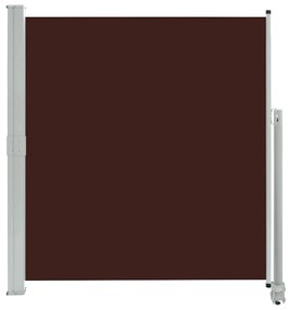 vidaXL Σκίαστρο Πλαϊνό Συρόμενο Βεράντας Καφέ 160 x 300 εκ.