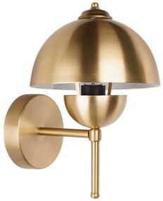 Φωτιστικό Τοίχου - Απλίκα 534LUN6841 20x24x32cm 1xE27 40W Gold Opviq