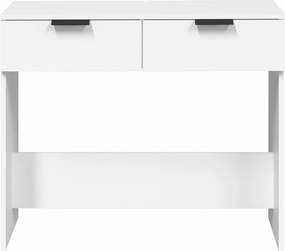 vidaXL Τραπέζι Κονσόλα Λευκό 90 x 36 x 75 εκ. από Επεξεργασμένο Ξύλο